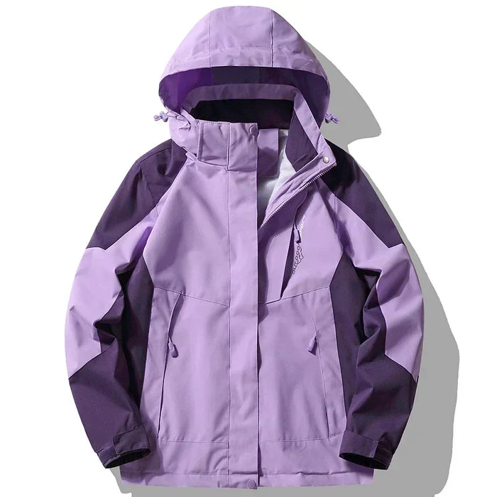 Nadiyra | Zip-Front Windbreaker Jacket with Detachable Hood