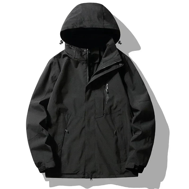 Nadiyra | Zip-Front Windbreaker Jacket with Detachable Hood