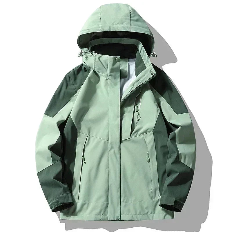 Nadiyra | Zip-Front Windbreaker Jacket with Detachable Hood