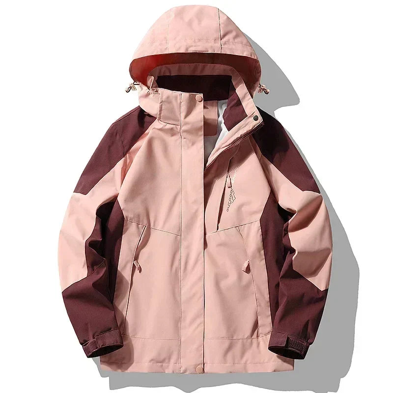 Nadiyra | Zip-Front Windbreaker Jacket with Detachable Hood