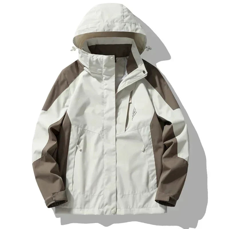 Nadiyra | Zip-Front Windbreaker Jacket with Detachable Hood