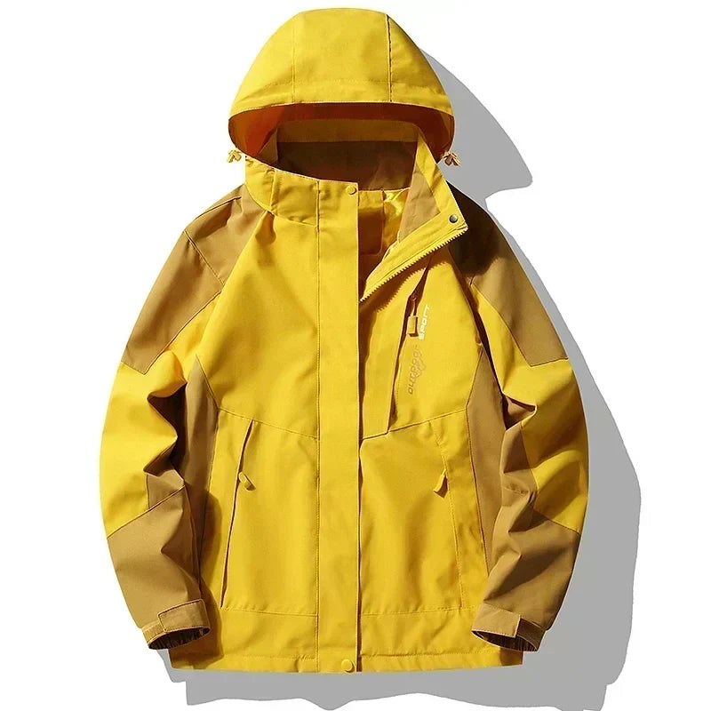 Nadiyra | Zip-Front Windbreaker Jacket with Detachable Hood