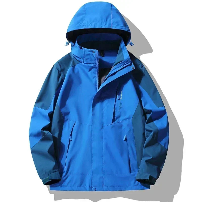 Nadiyra | Zip-Front Windbreaker Jacket with Detachable Hood