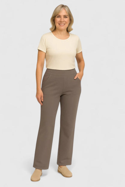 Hilary | Women's High-Waisted Wide Leg Dress Pants