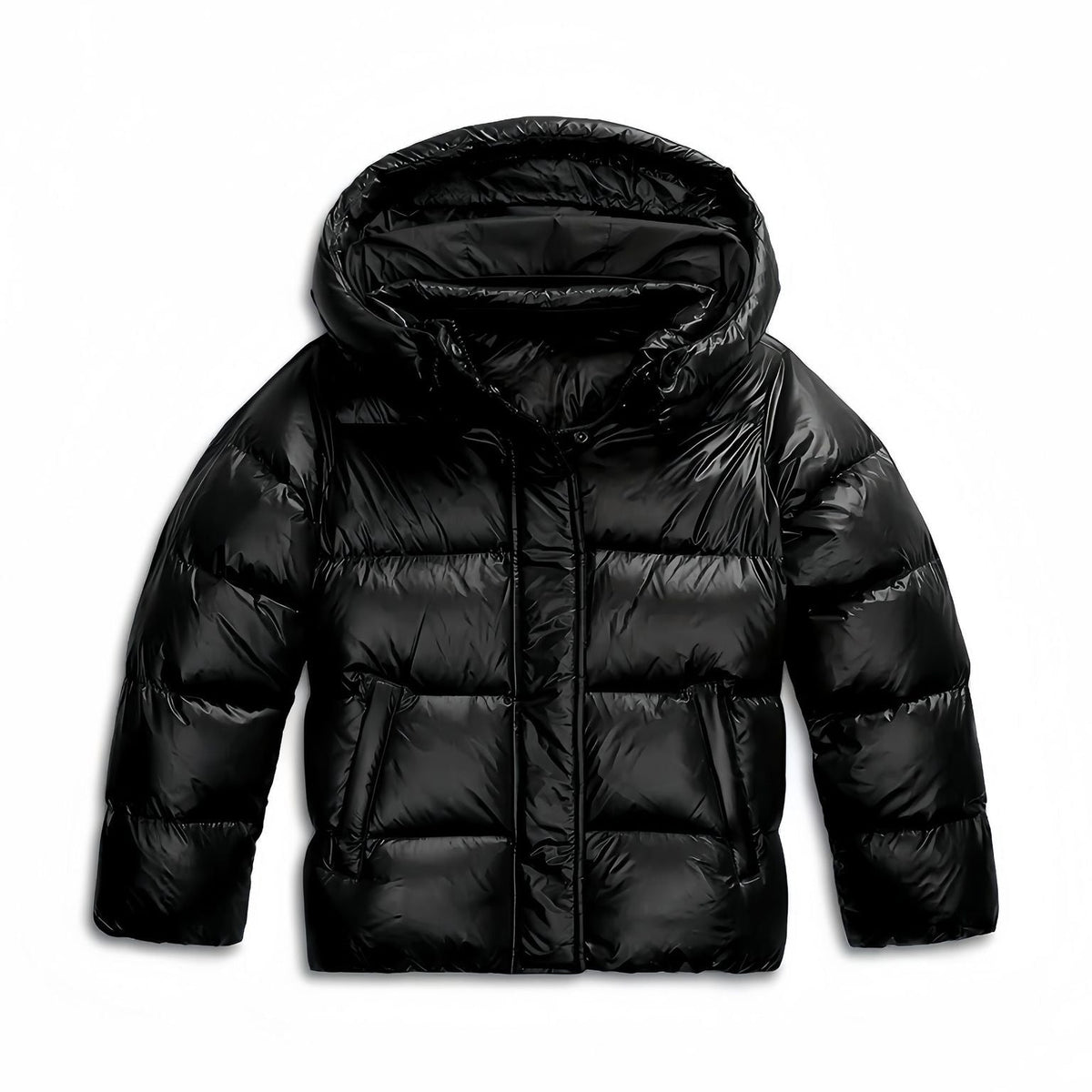 Odalys | Quilted Hooded Puffer Jacket with Zip Front for Women
